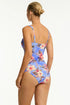 Sea Level Blue Hawaii Twist Singlet Top